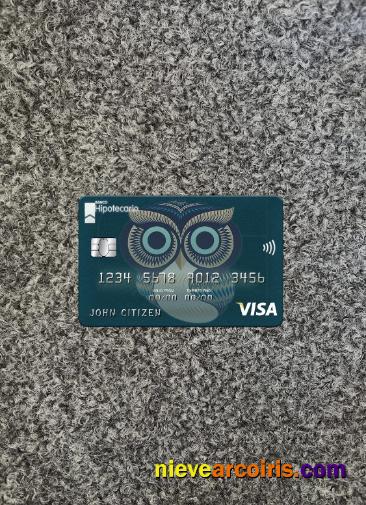Argentina Hipotecario bank visa card
